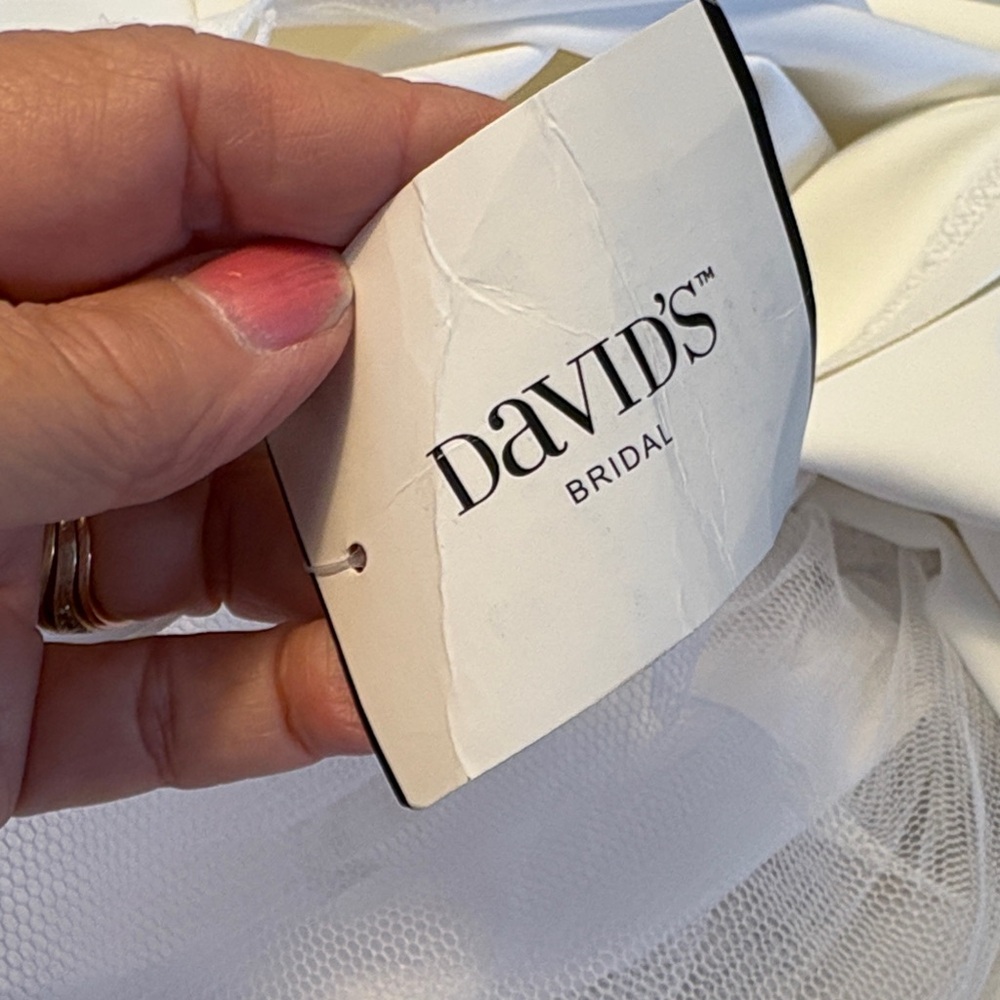 David's Bridal White trumpet Petticoat Slip NWT size medium - Picture 3 of 10